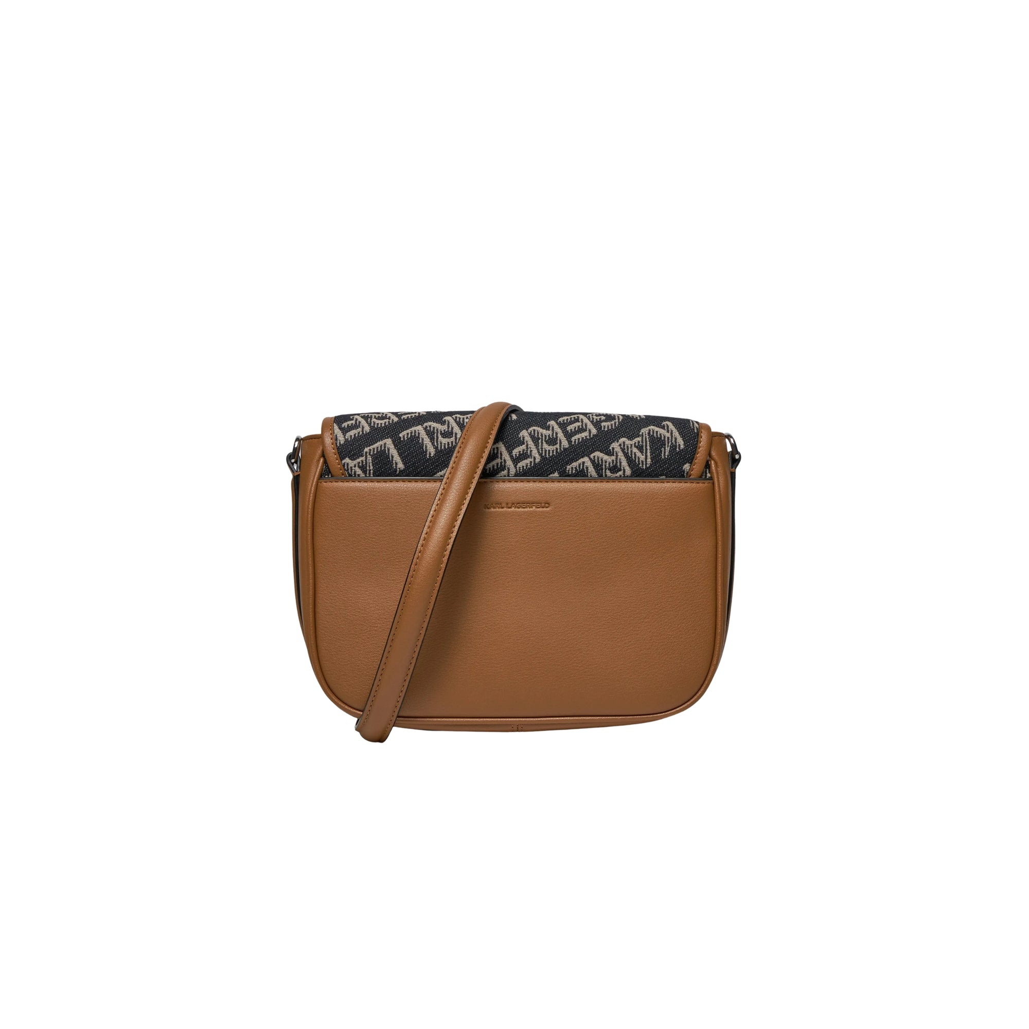 Karl Lagerfeld Bag Flap Essential Logo Black-Camel