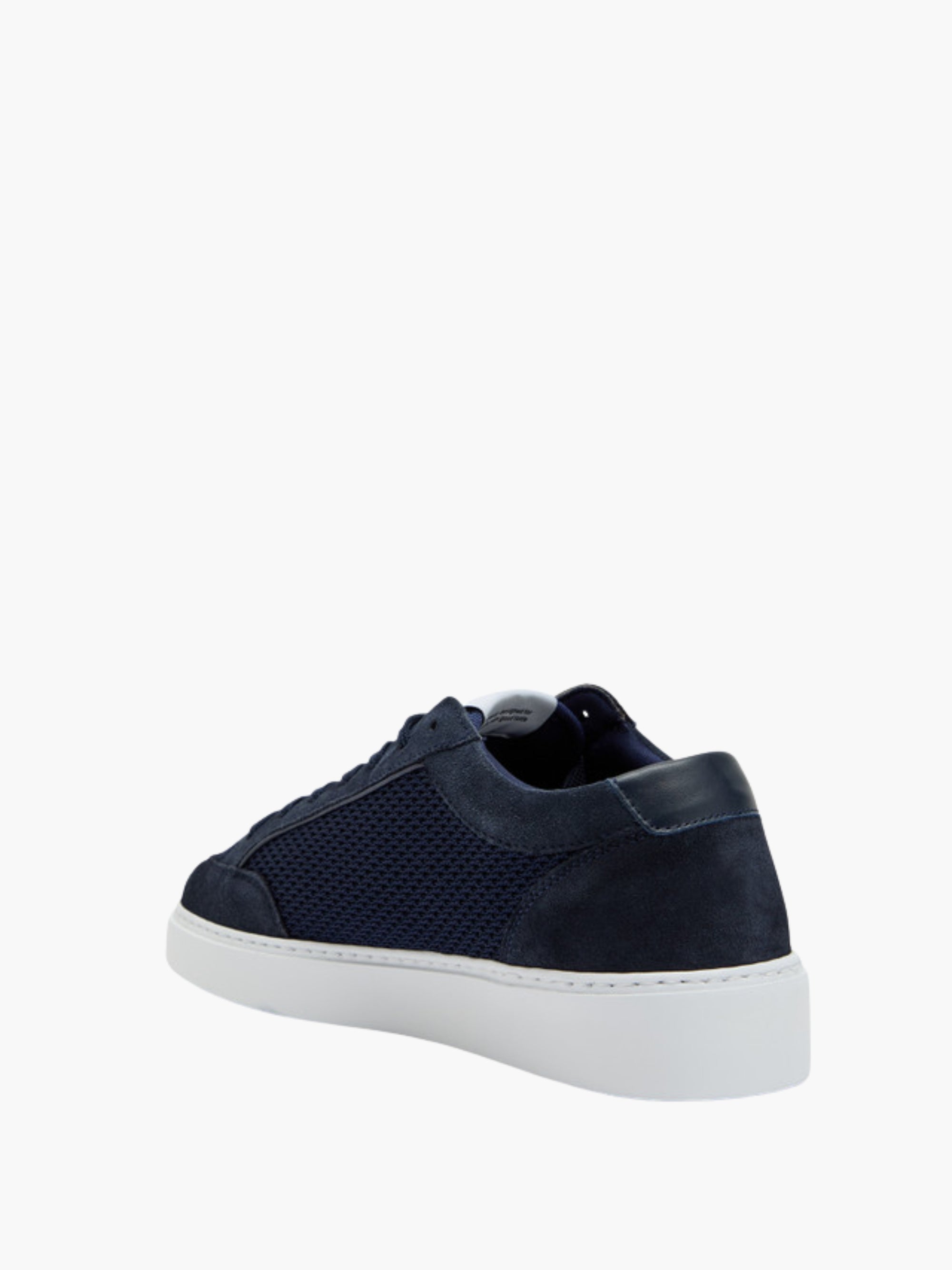 Cleens Sneakers C24 Mesh Suede Lace Up Midnight Blue