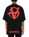 Vetements T-Shirt Anarchy Red-Black - 2