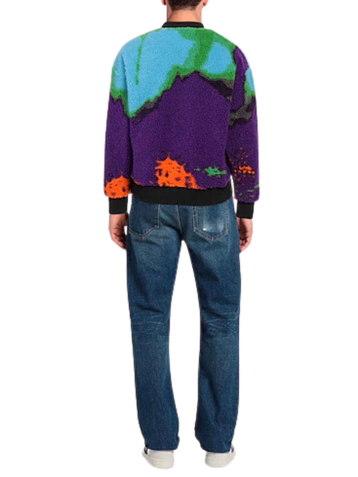 Msgm  Sweater Earth Galaxy Purple - 2