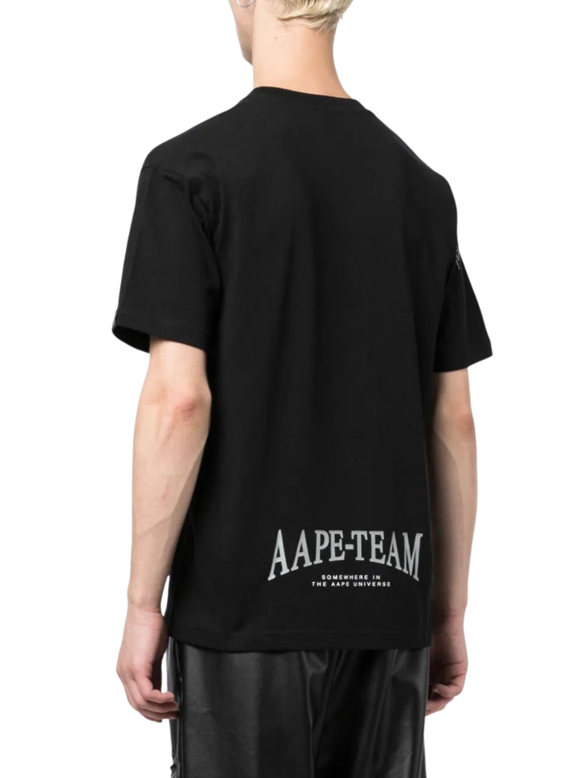 Aape T-Shirt Aapeteam Logo Black - 2