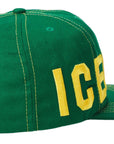 Ice-Cream Cap Flat Brim Logo Green