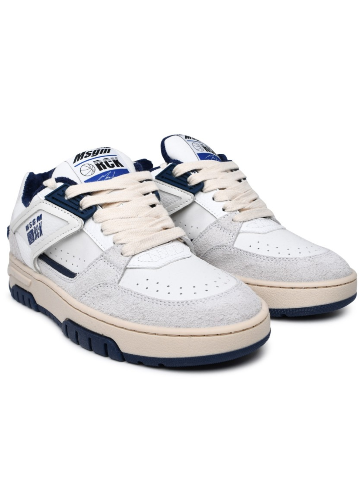 Msgm Sneaker Side Logo Panelled Colour Block - 2