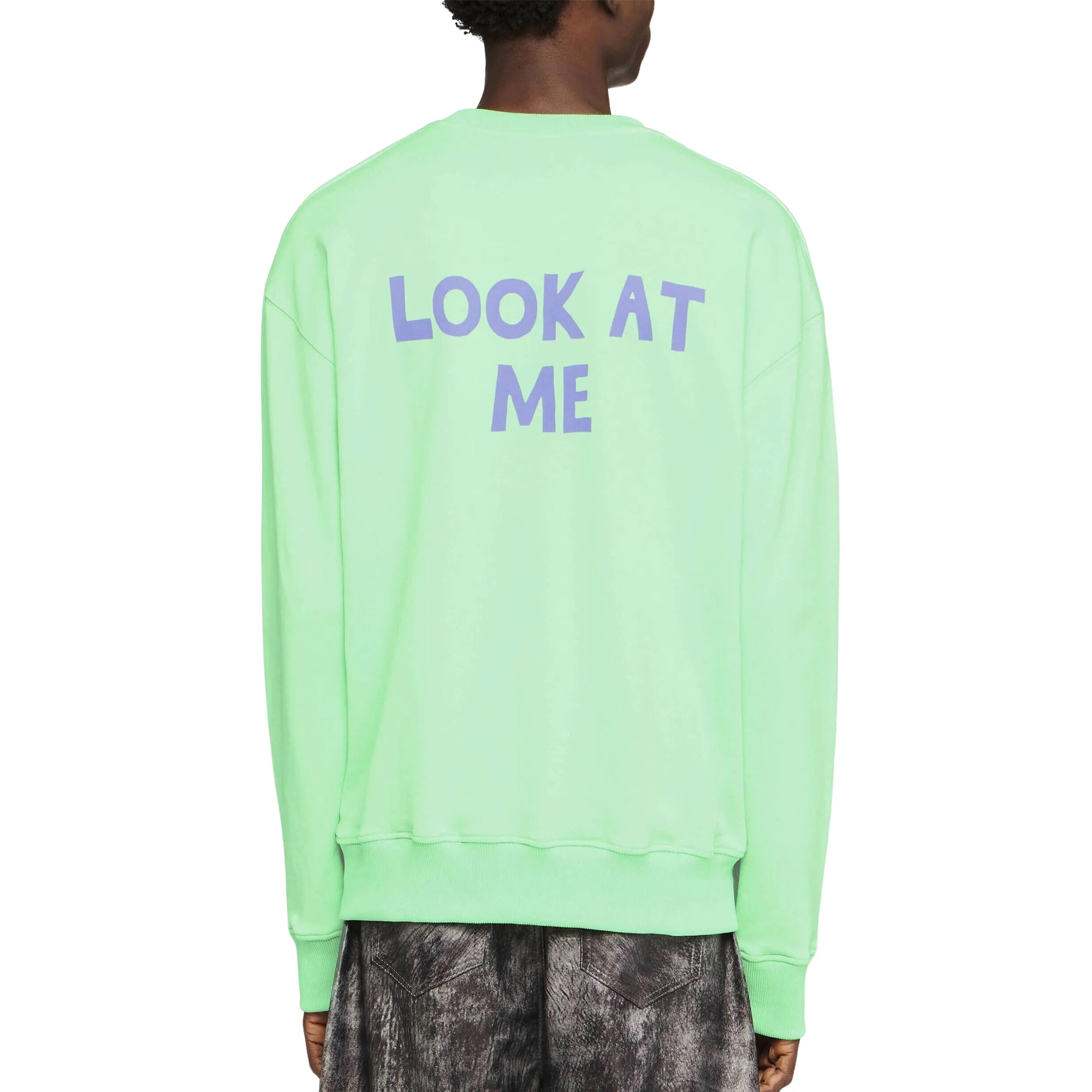 Jw Anderson Sweater Back Print Spearmint