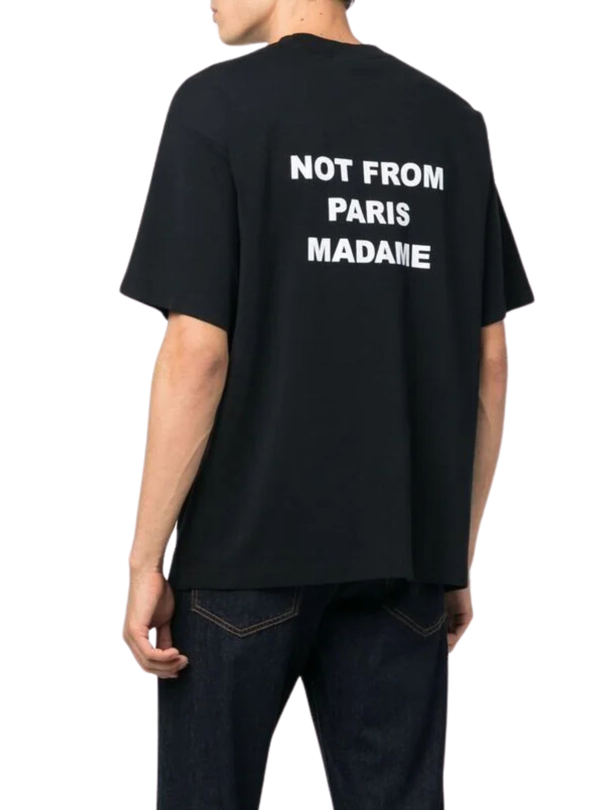 Drole De Monsieur T-Shirt Slogan Black