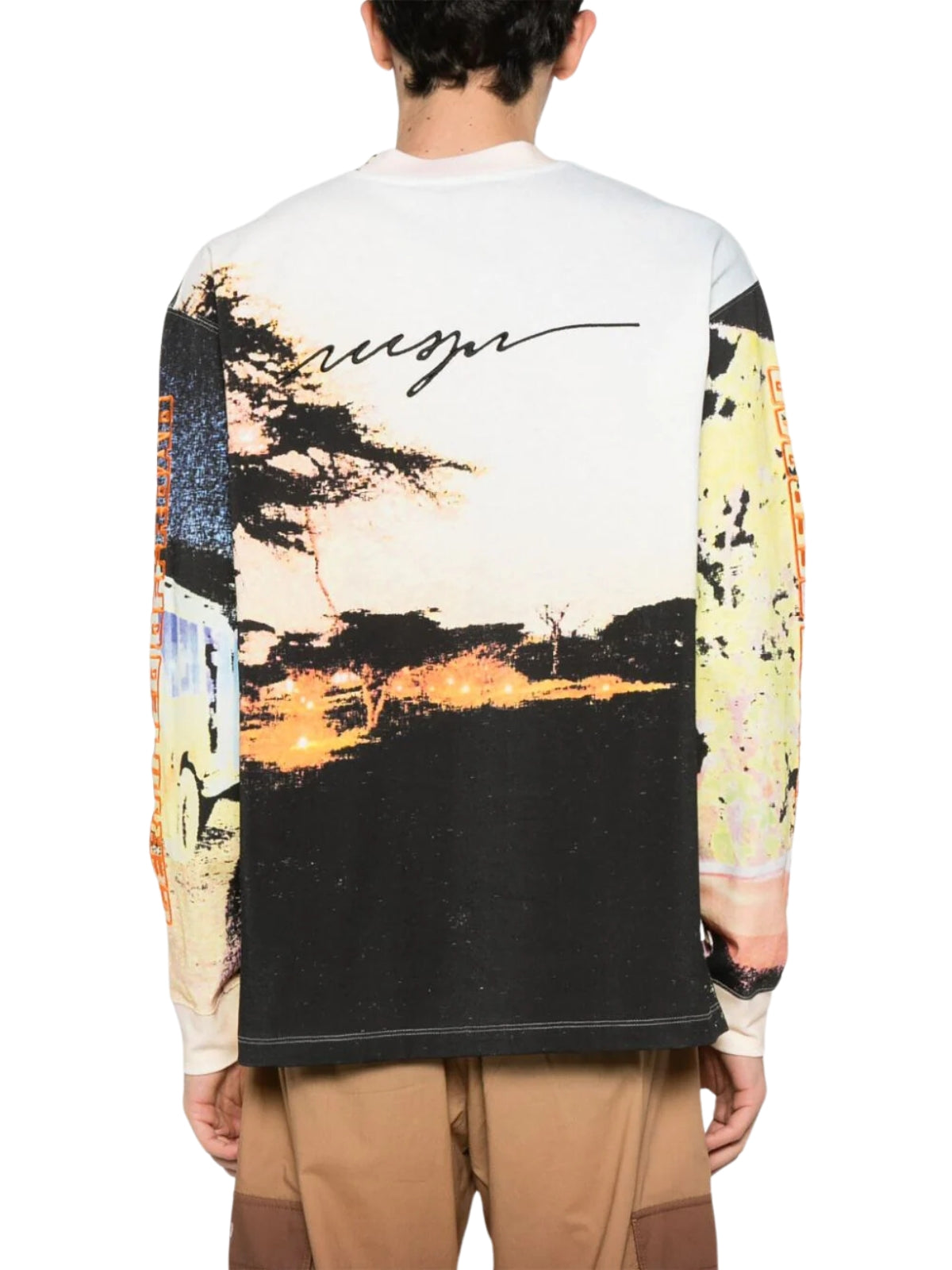 Msgm Sweater Sunset Buzz Multicolour