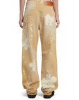 Msgm Pants Ladies Floral Sand