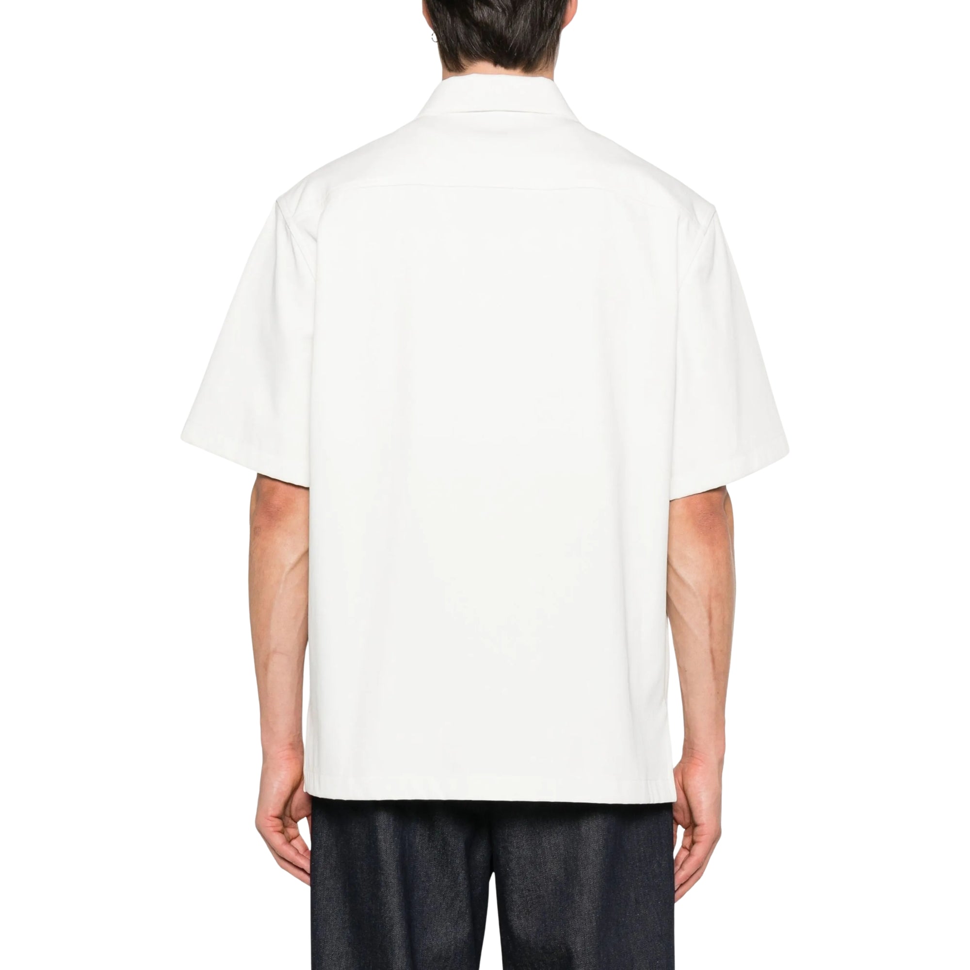 Givenchy Shirt Short Sleeve Logo Ivory
