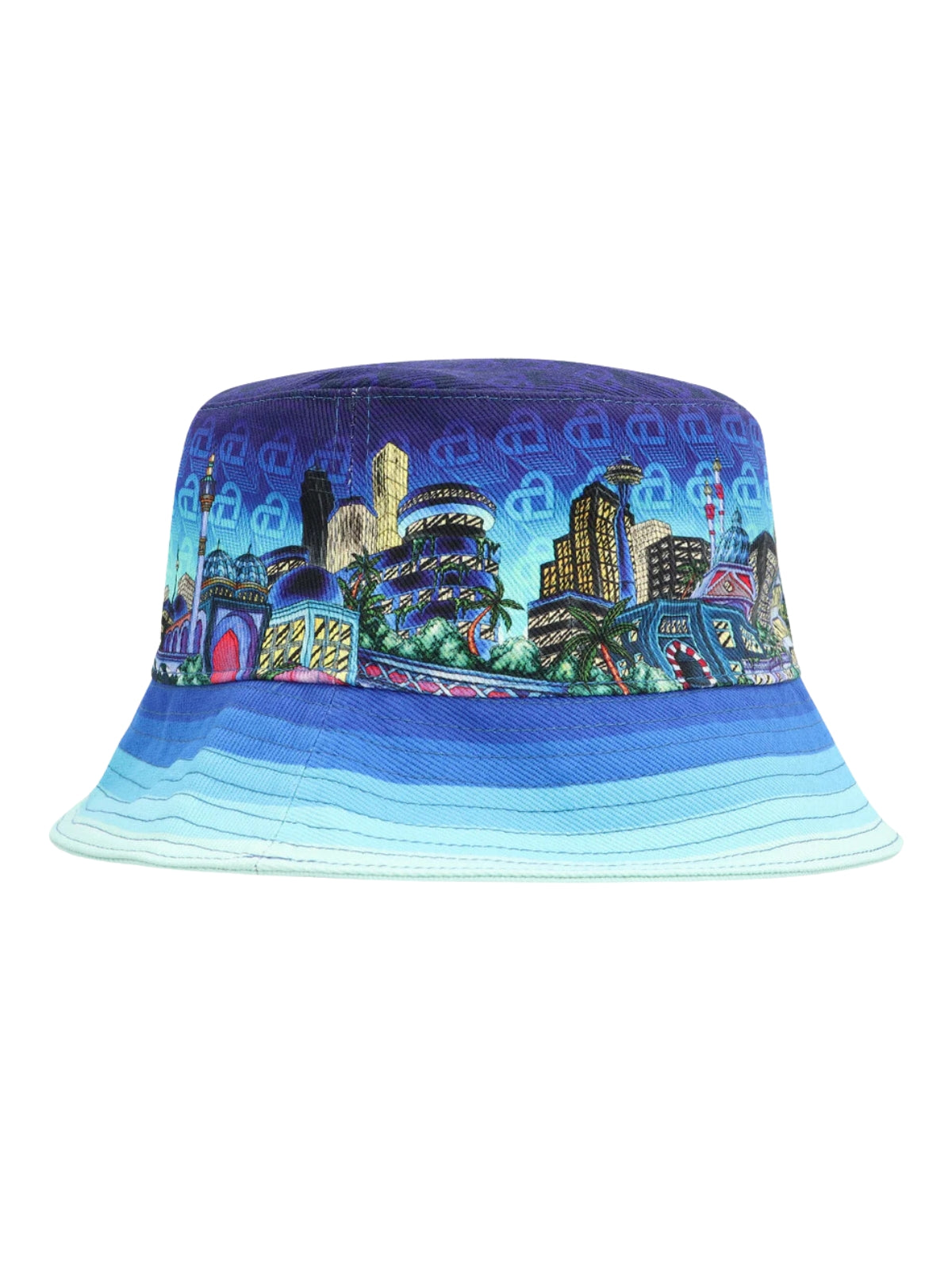 Casablanca Bucket Hat The Night View Blue