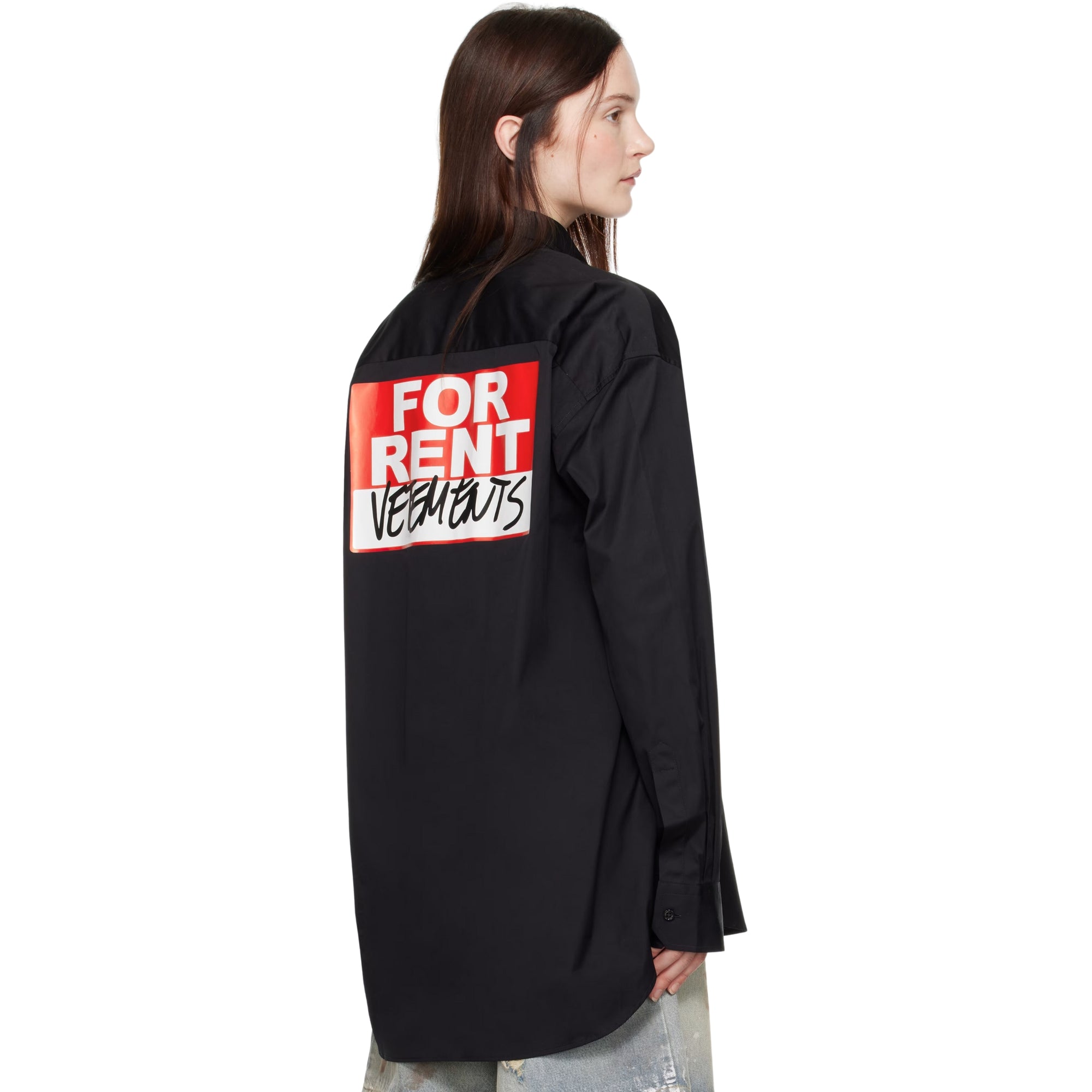 Vetements Shirt For Rent Classic Black