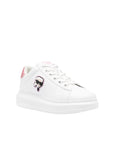 Karl Lagerfeld Sneaker Ladies Kapri Karl White-Pink