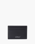 Off-White Cardholder White Print Black