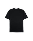 Msgm T-Shirt Brushed Logo Black-Pink