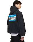 Vetements Hoodie My Name Sticker Black