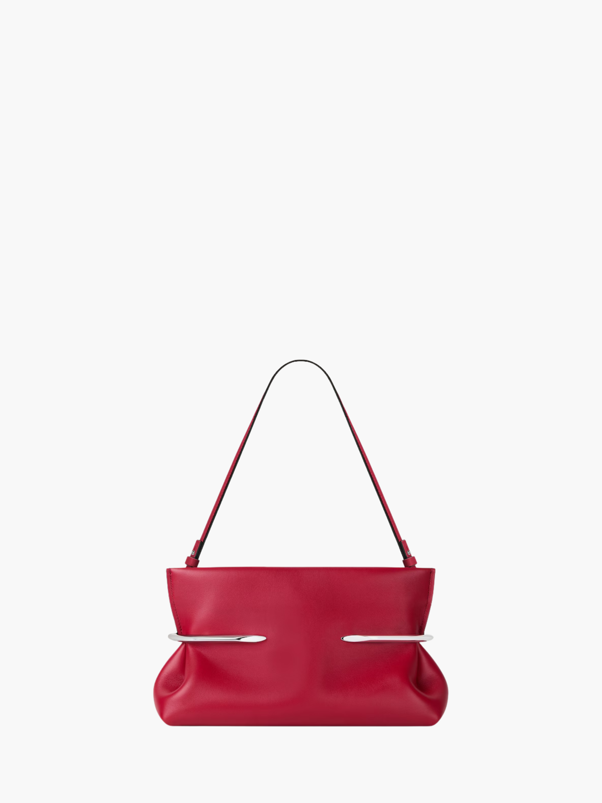 Givenchy Pinch Soft Clutch Equestrian Red