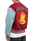 Ice-Cream Jacket Diner Team Varsity Burgundy