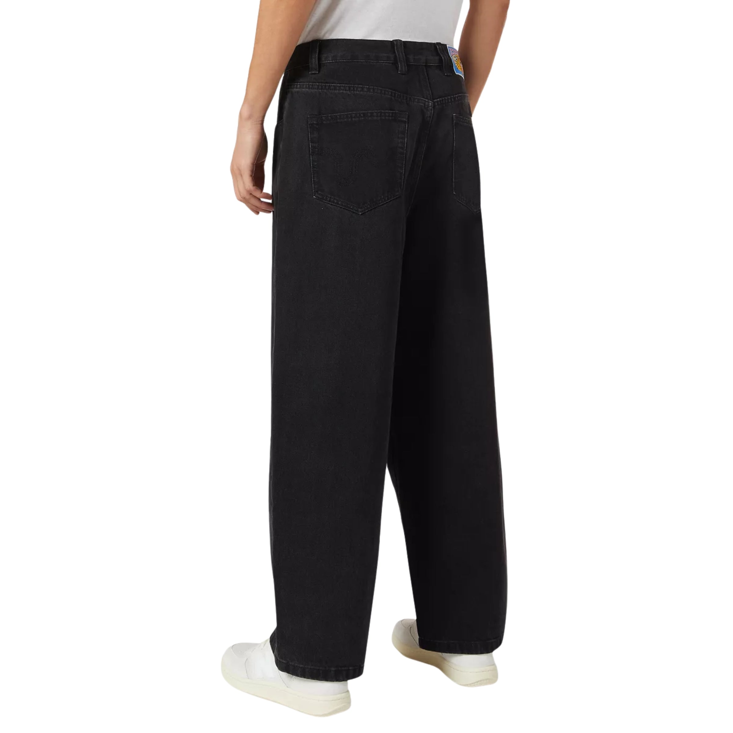 Ice Cream Running Dog Triple Scoop Denim Pants Black - AL Capone