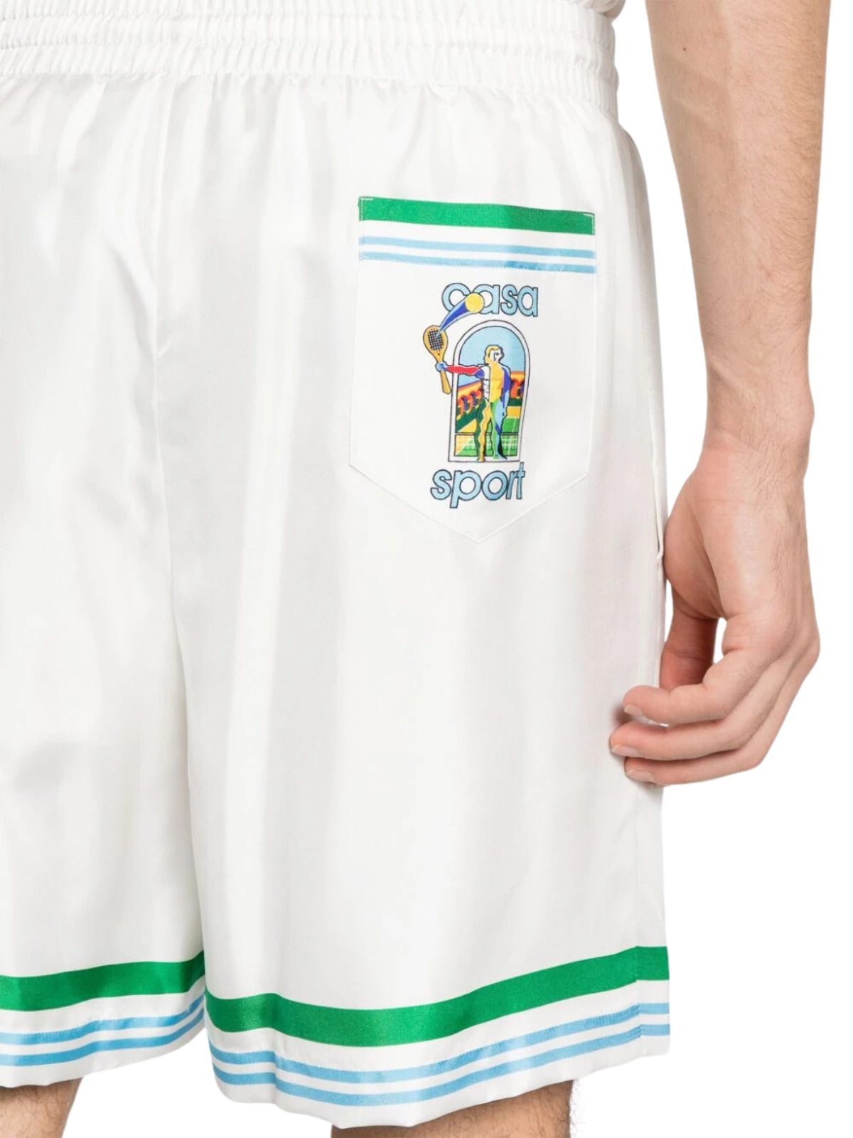 Casablanca Shorts Le Jeu Colore White