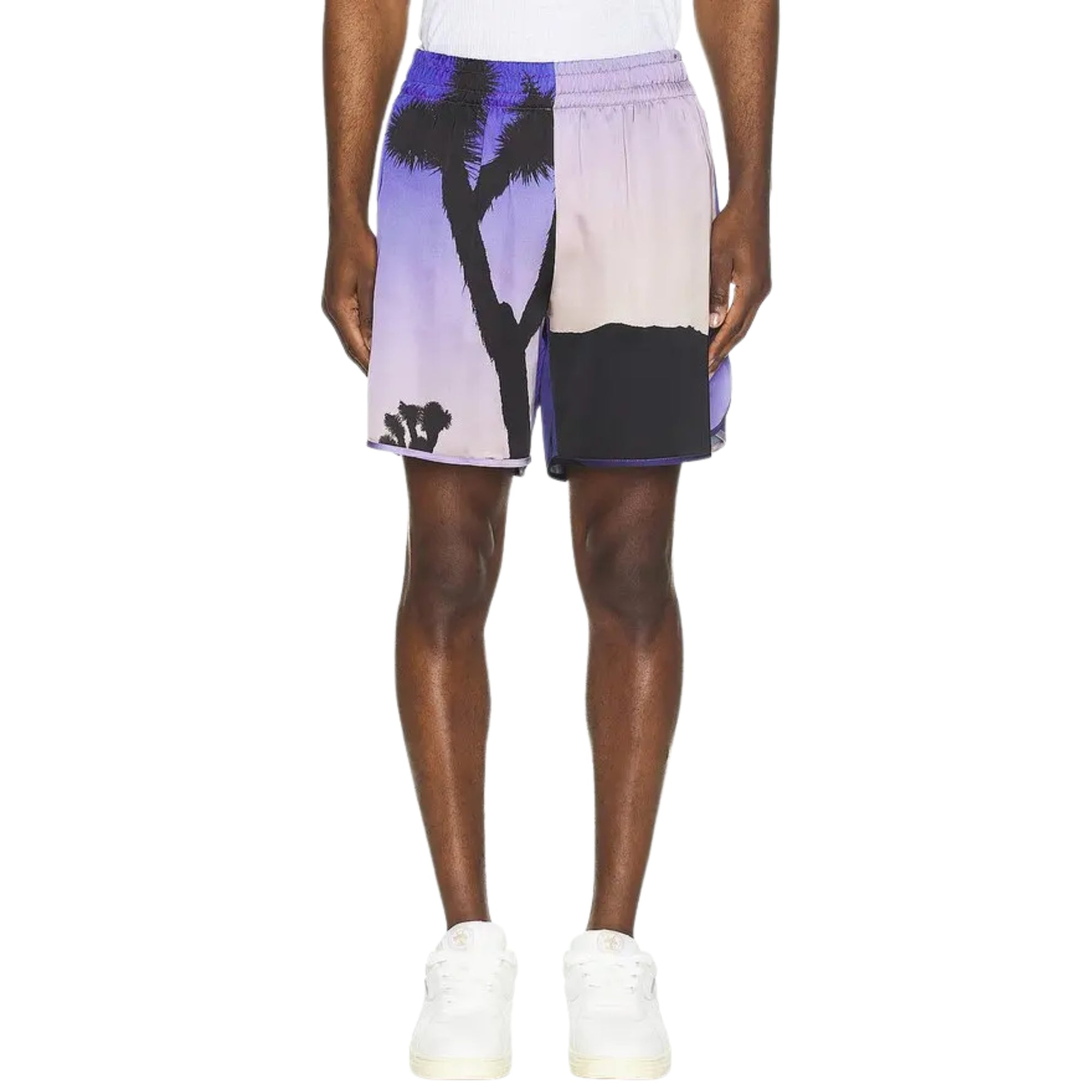 Blue Sky Inn Shorts Volcanic Allover Print