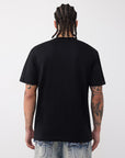 True Religion T-Shirt Buddha Letters Black