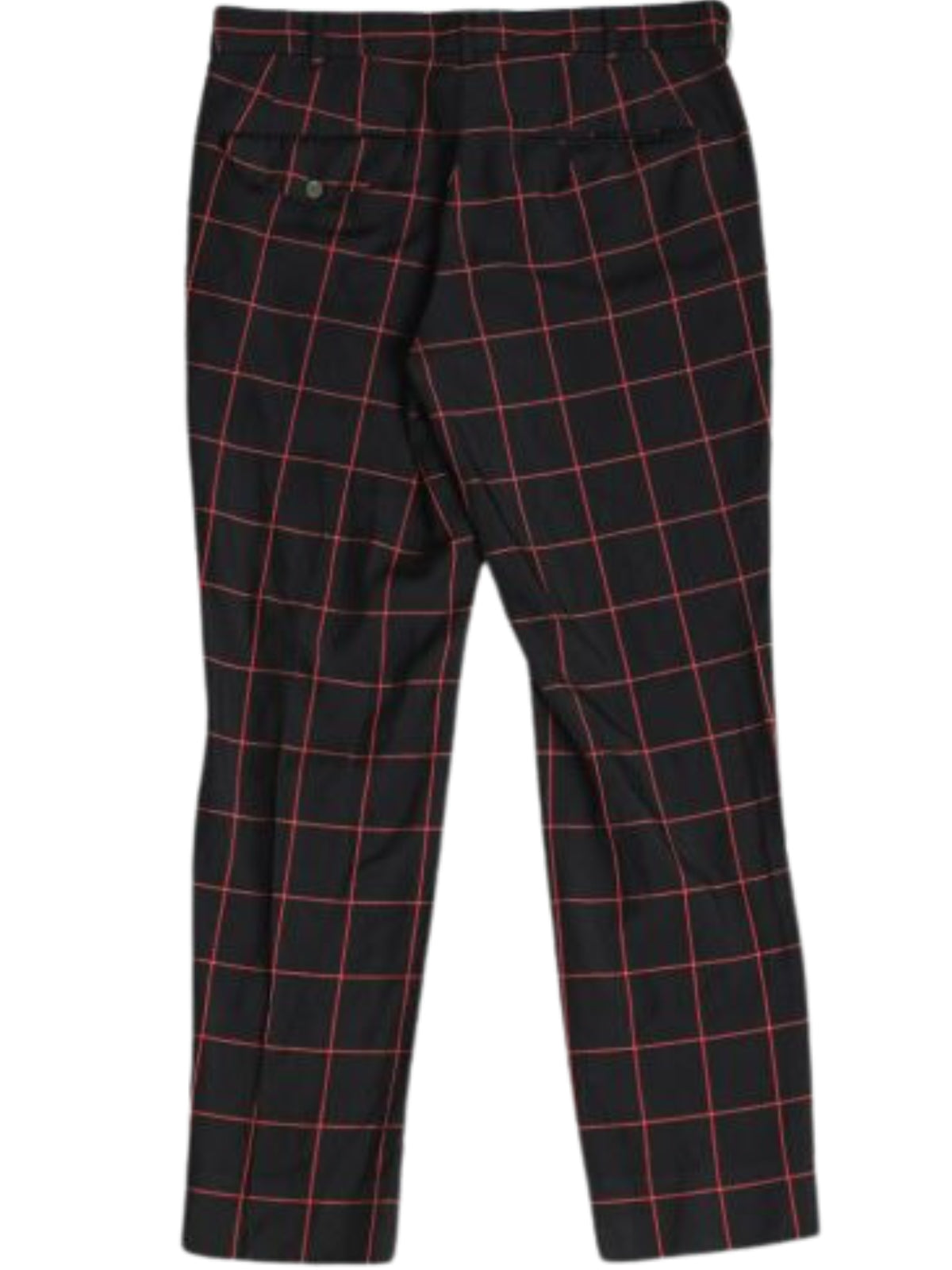 Comme Des Garcons Pants Window Pane Black-Red