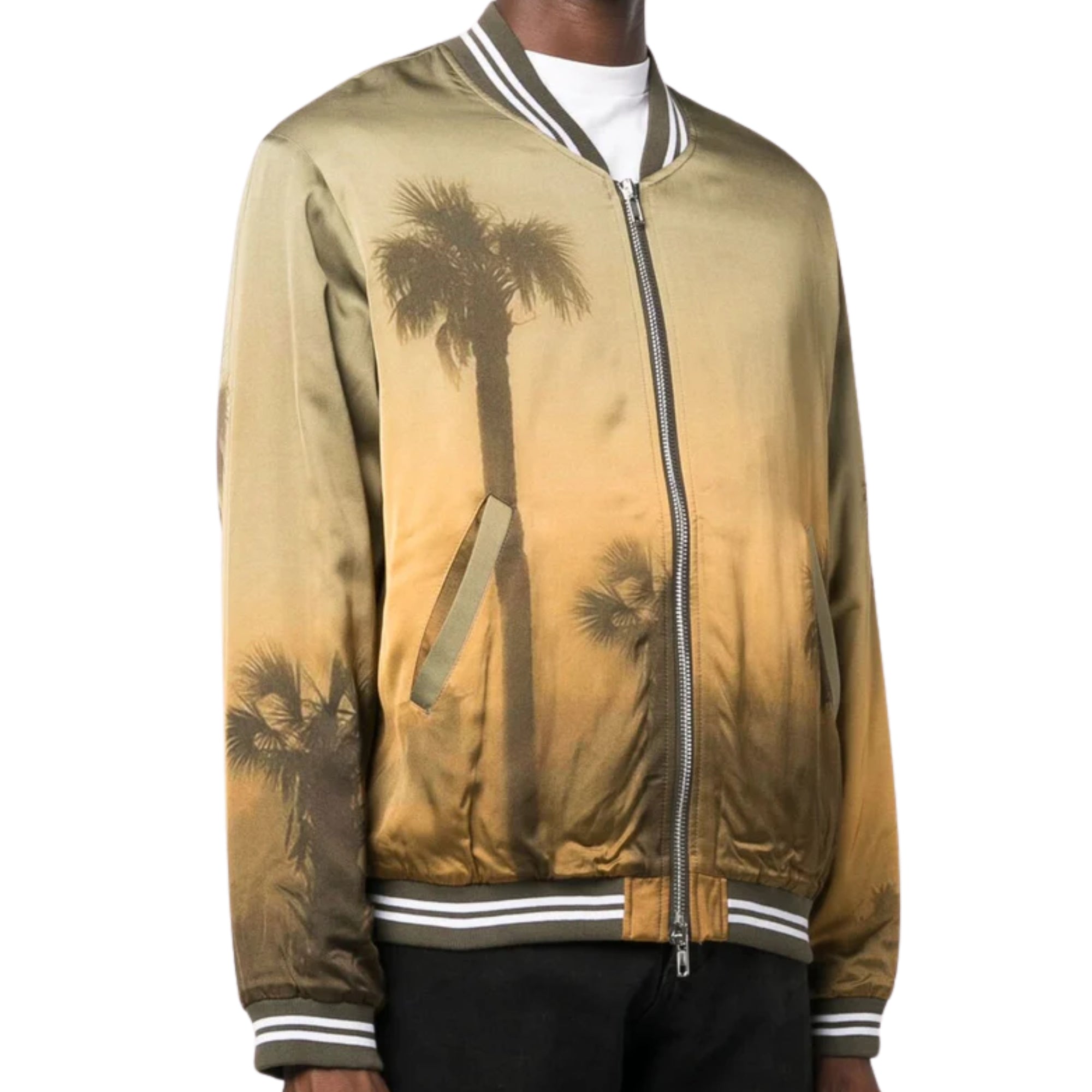 Blue Sky Inn Jacket Palm Print Sand