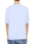 Ami T-Shirt Logo Heather Cashmere Blue - 2