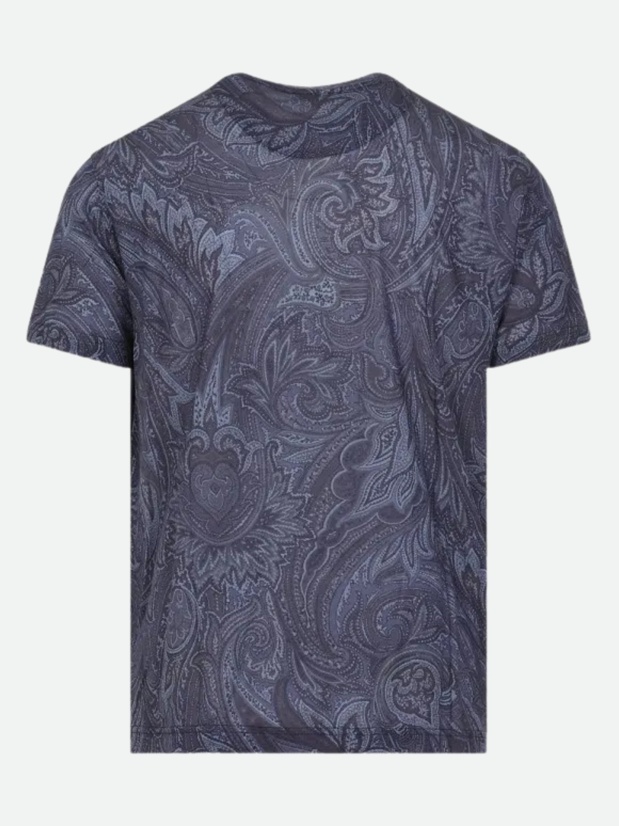 Etro Crew Roma Allover Print Grey