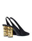 Givenchy Heel Gh2 Slingback 65mm Black