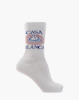 Casablanca Socks Celestial Pyramid White