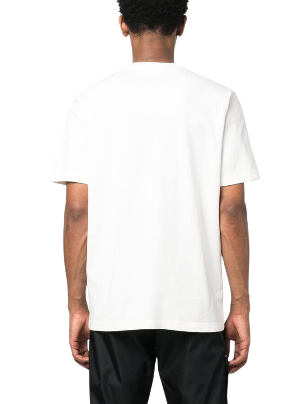 Moncler T-Shirt Patch Logo White - 2