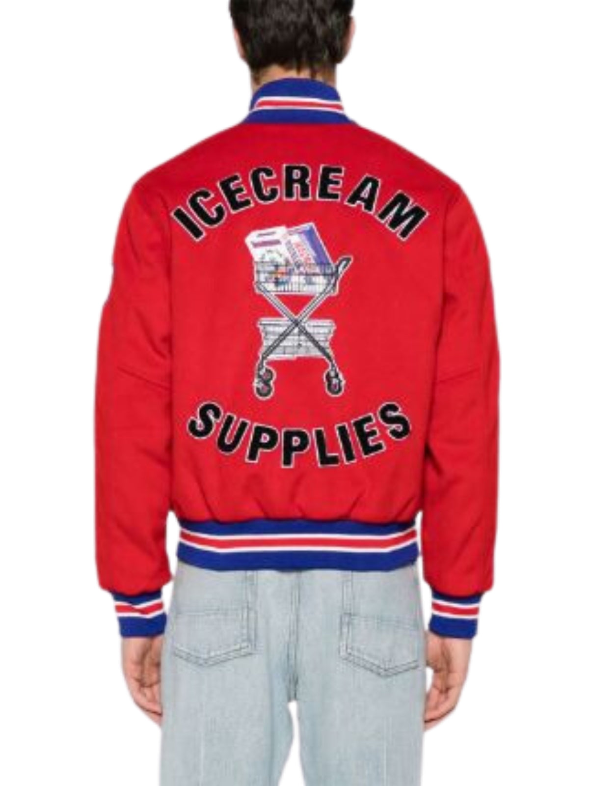 Ice-Cream Jacket Patch Detail Red