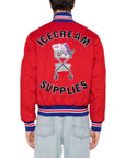 Ice-Cream Jacket Patch Detail Red