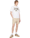 Aape Shorts Logo Light Beige