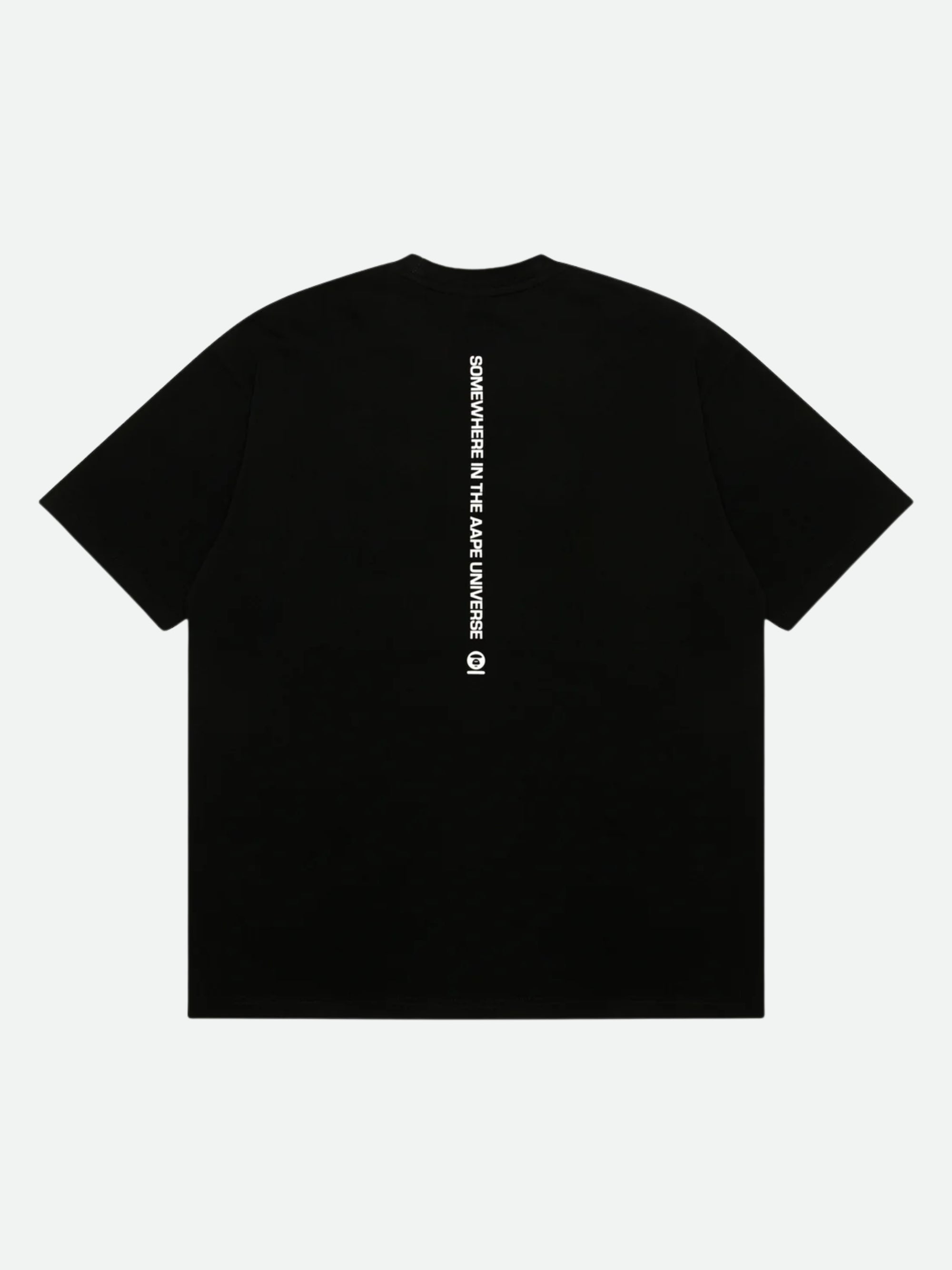 Aape T-Shirt Now Neck Logo Black-AL Capone Premium