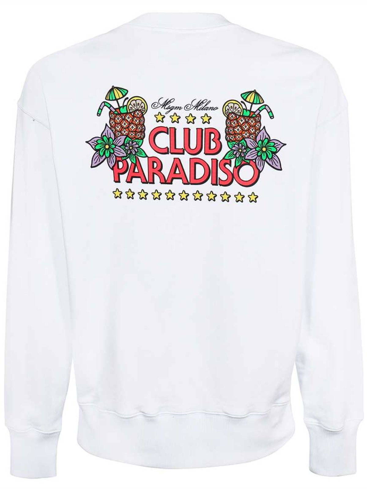 Msgm Sweater Club Paradiso White - 2