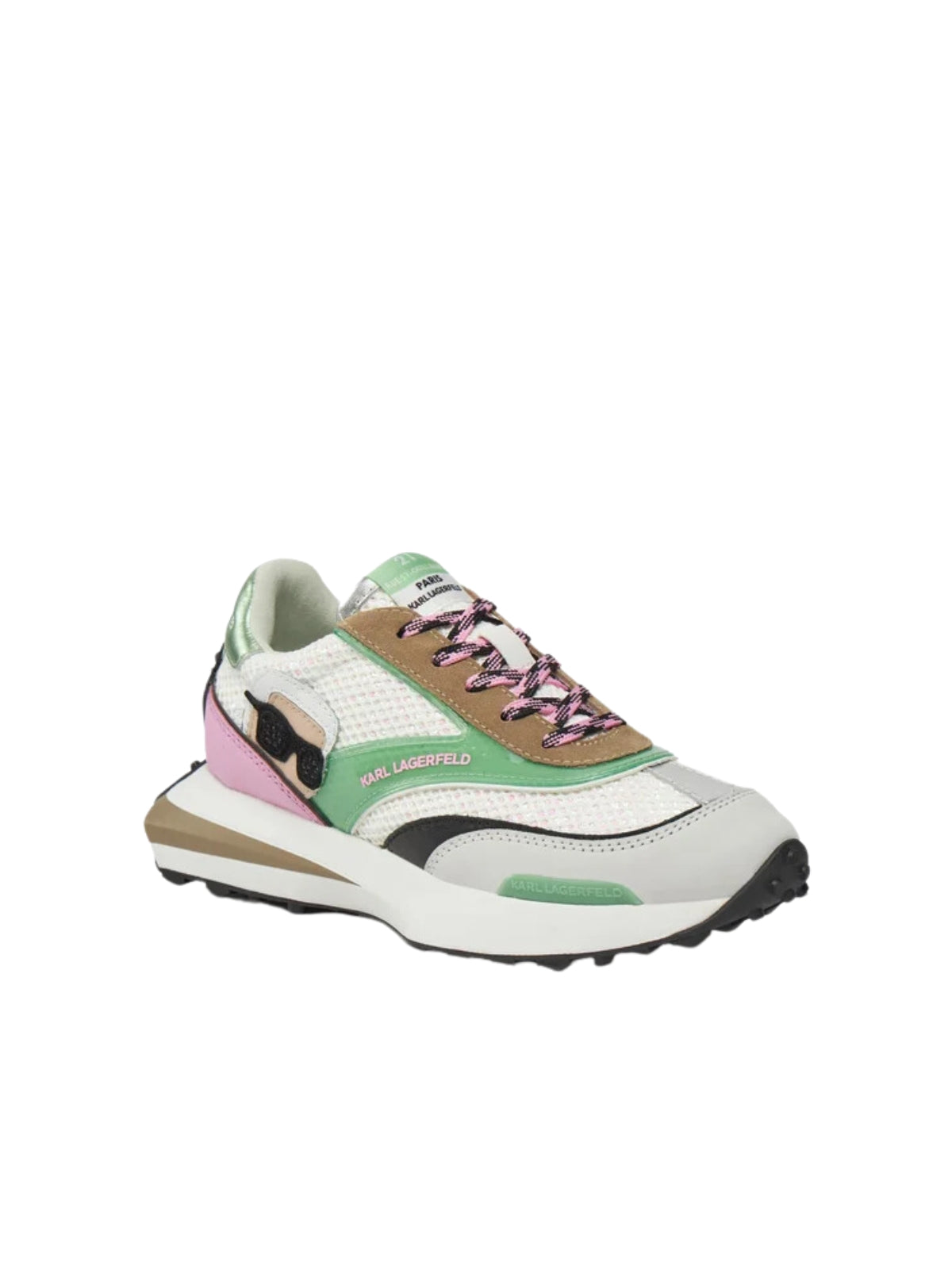 Karl Lagerfeld Sneaker Zone Nft White-Green-Pink