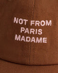 Drole De Monsieur Cap La Casquette Slogan Brown