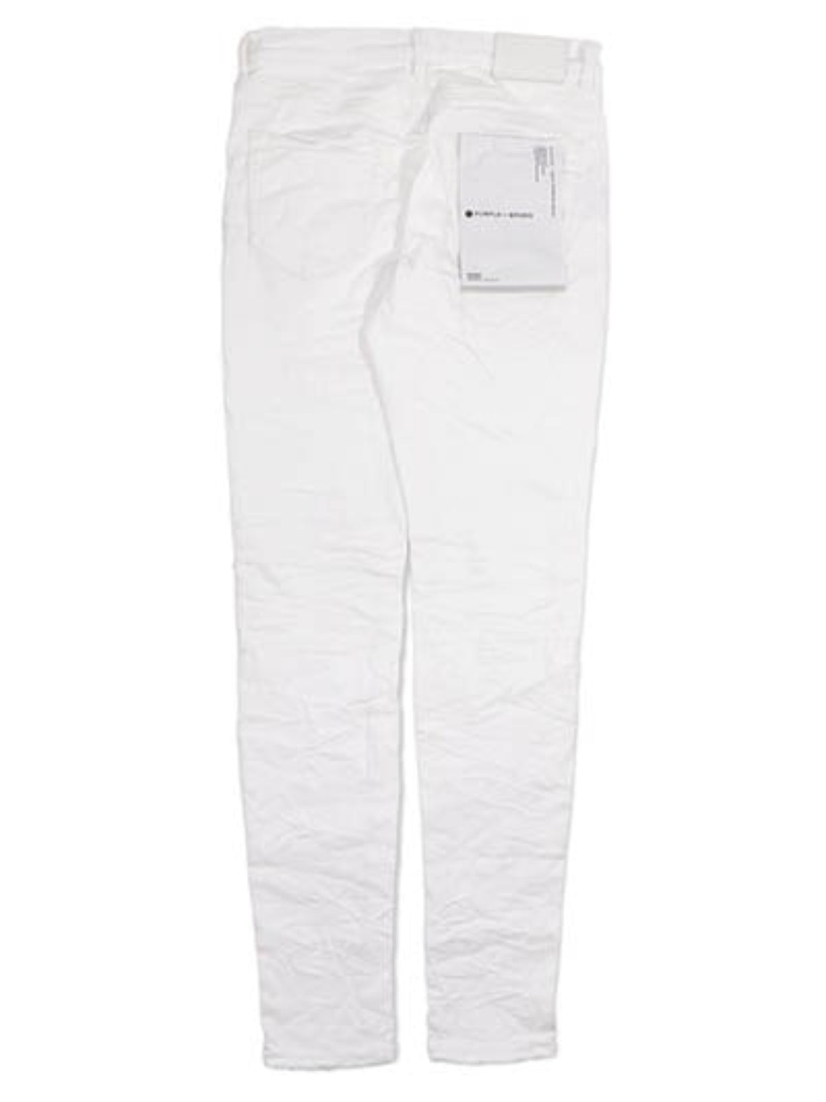 Purple Jeans Jacquard Monogram White