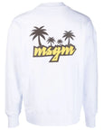 Msgm Sweater Logo Black-White - 2