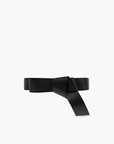 Givenchy Logo Belt Canvas Silver Edged Black