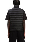 Palm Angels Jacket Puffer Sleeveless Logo Black