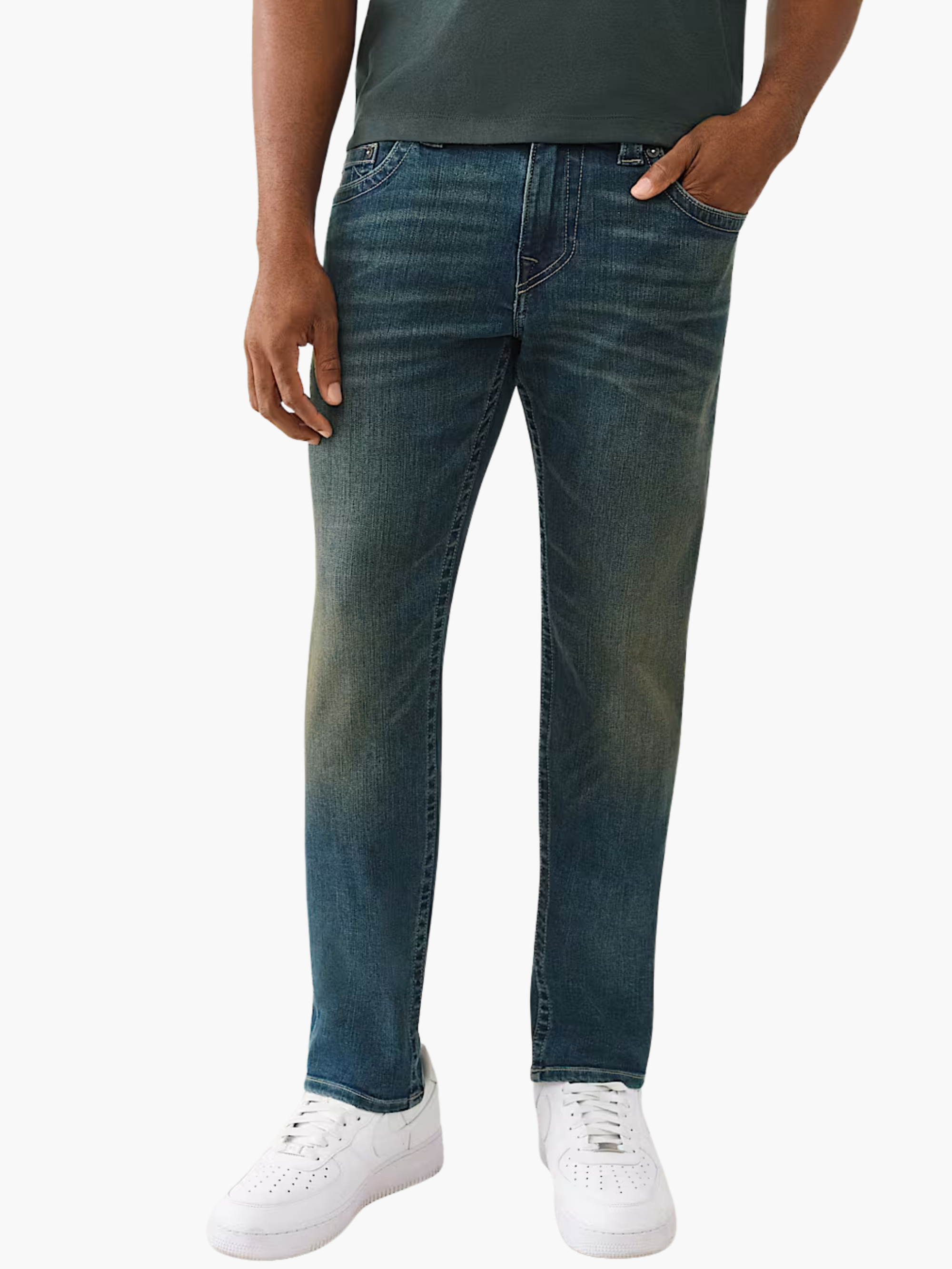 True Religion Jeans Rocco Sn Nf 32 In Riff Grunge Dark Wash