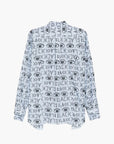 Comme Des Garcons Shirt Long Sleeve Aop Buttondown White-Black