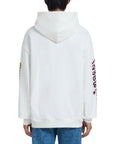 Marni Hoodie Graffiti Logo White