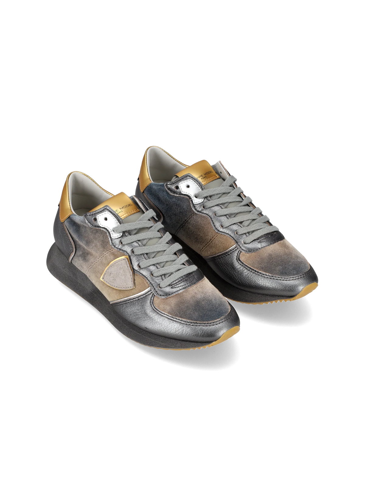 Philippe Model Ladies Sneaker Trpx Velour Eau - 2