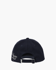 Les Deux Cap Felt Logo Dad Dark Navy Blue