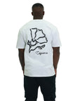 Capone T-Shirt Back Floral Print White
