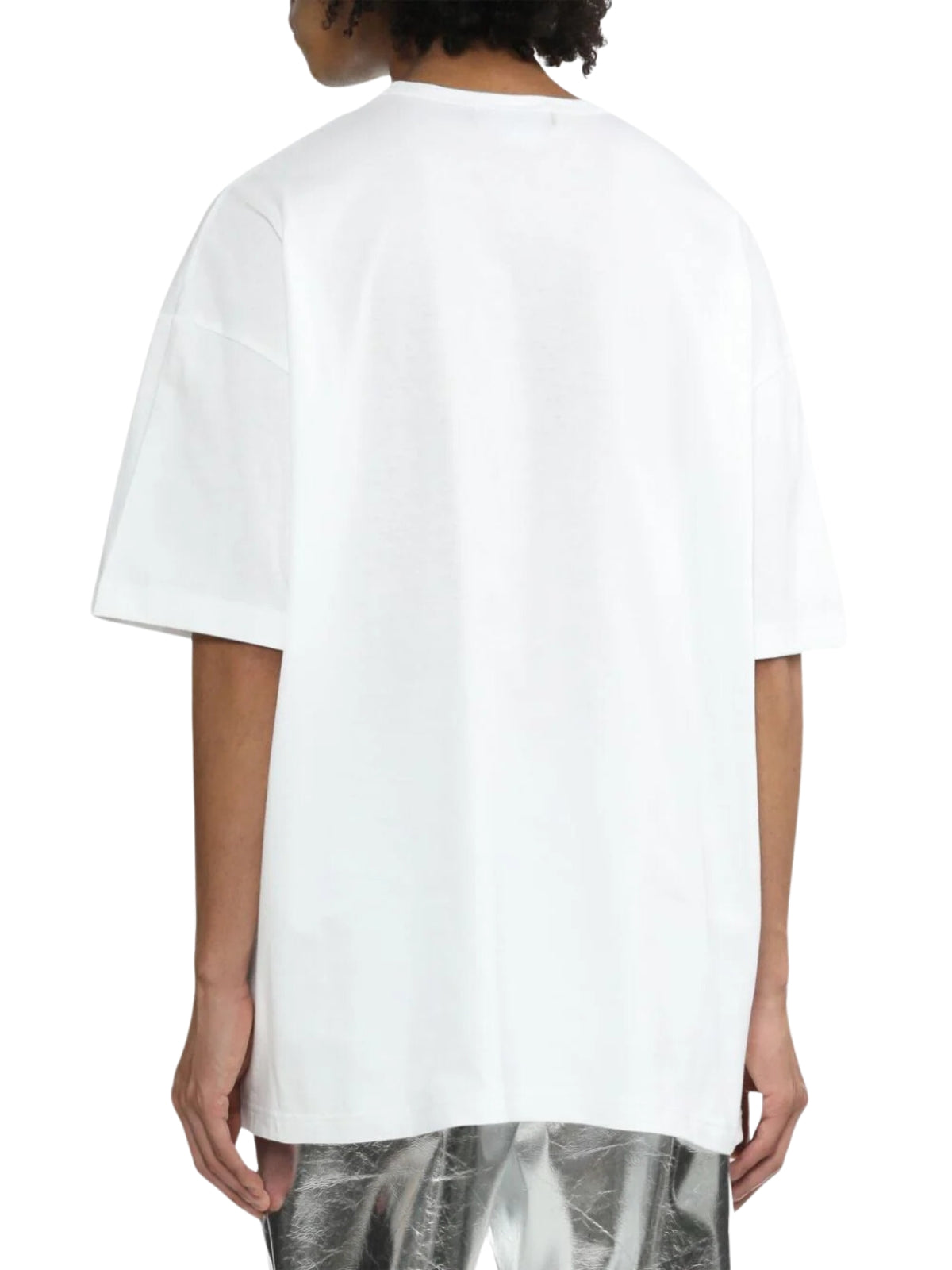 Comme Des Garcons T-Shirt Allover Print Nike Logo White