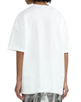 Comme Des Garcons T-Shirt Allover Print Nike Logo White